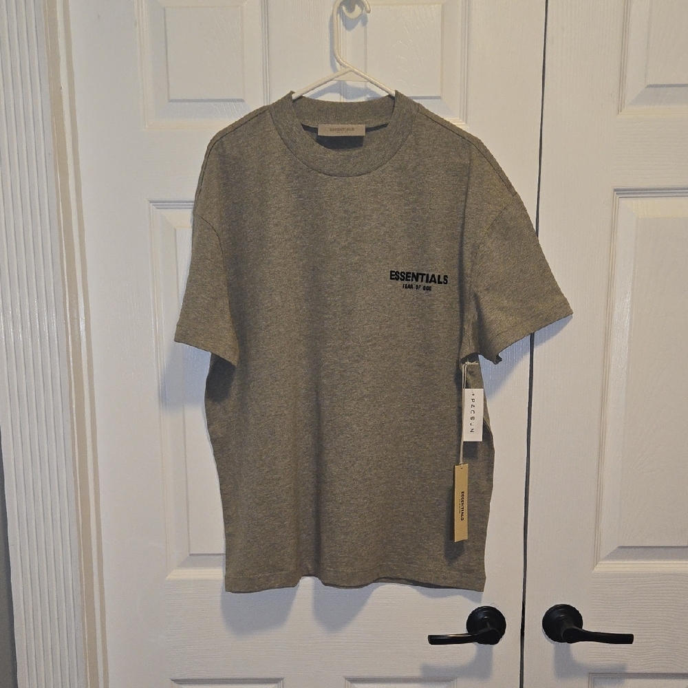 Essentials Men's Gray Short Sleeve Tee
